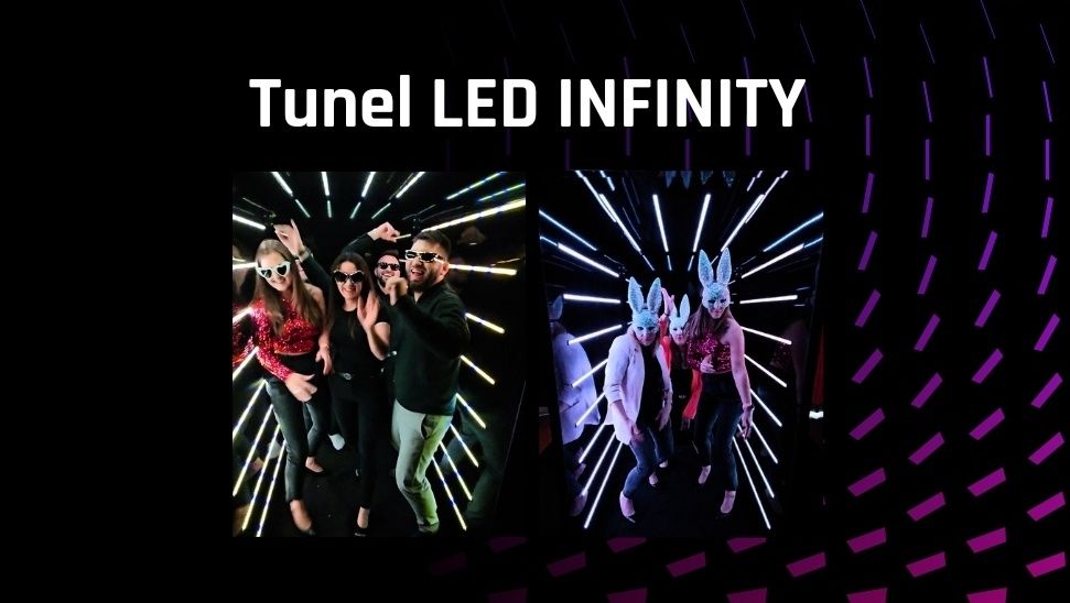 NOWOŚĆ! Fotobudka.Tunel LED Infinity. Box LED