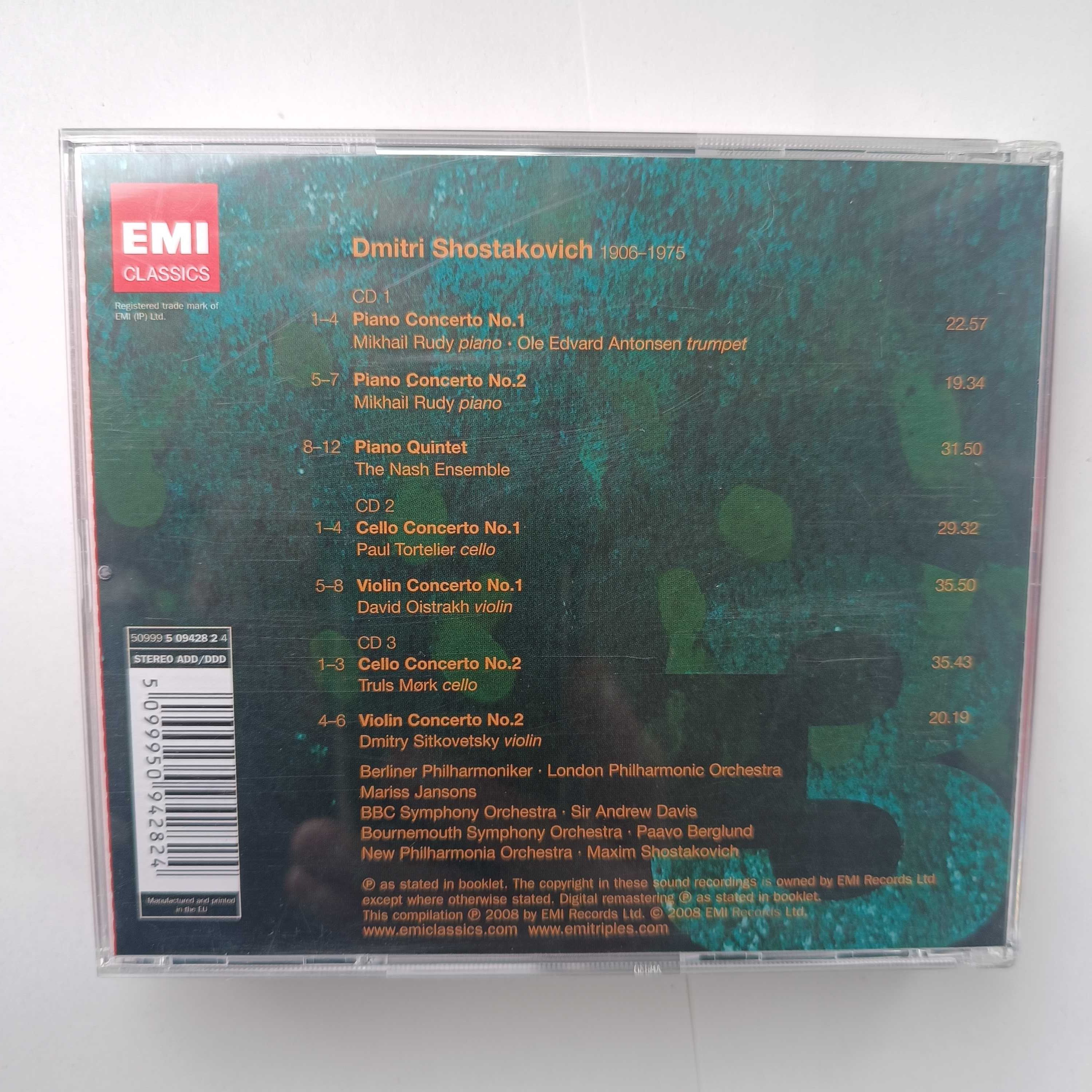 Shostakovich: The Concerto Album 3CD