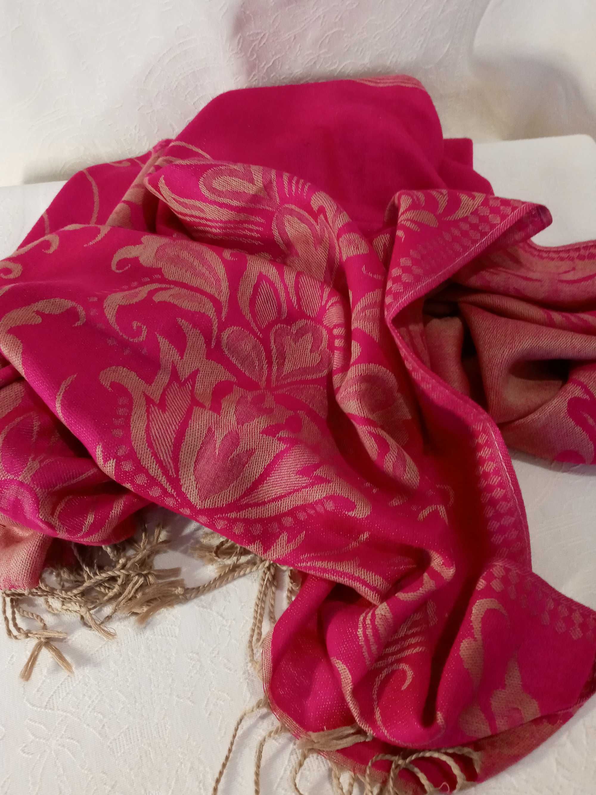 Szal pashmina komplet zestaw 3 sztuki