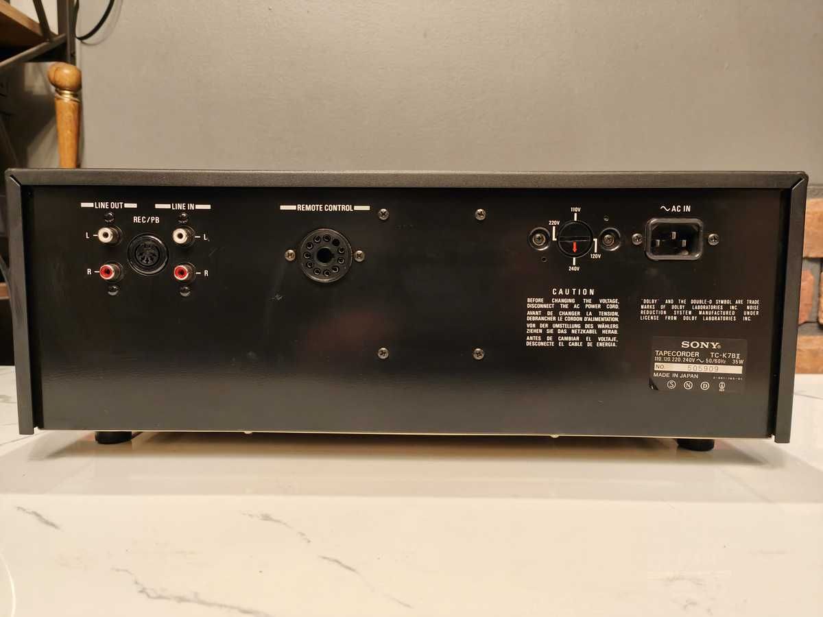 SONY TC K7B II ! Unikatowy deck VINTAGE