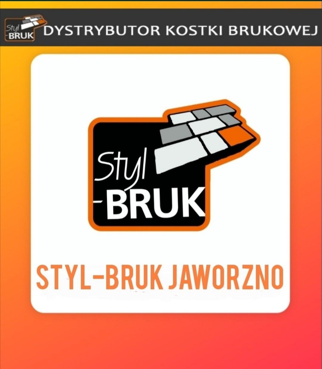 Płyta brukowa PLANO MIX gr.8cm powierzchnia melanż/monocolor