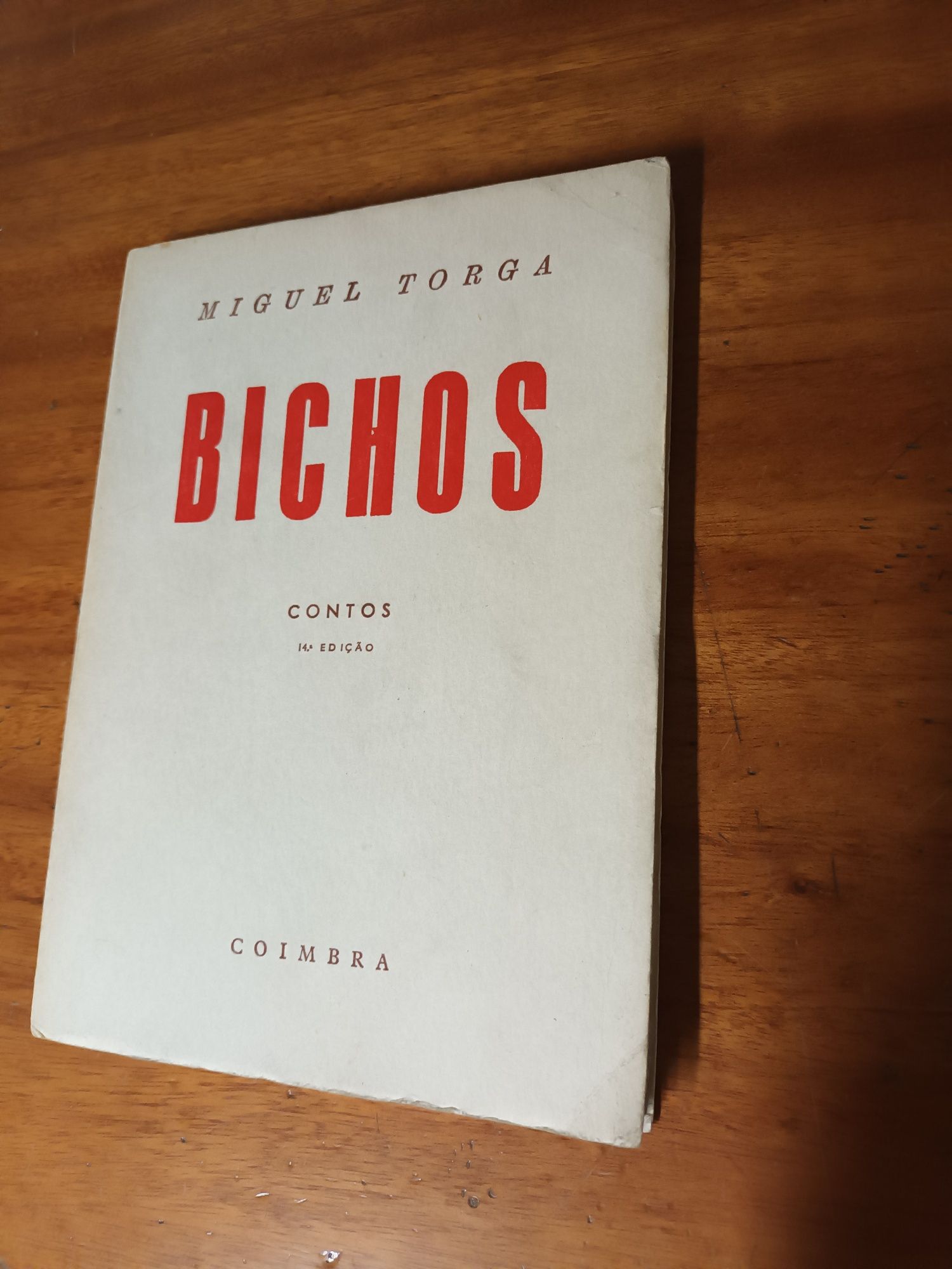 Livro Miguel Torga Bichos