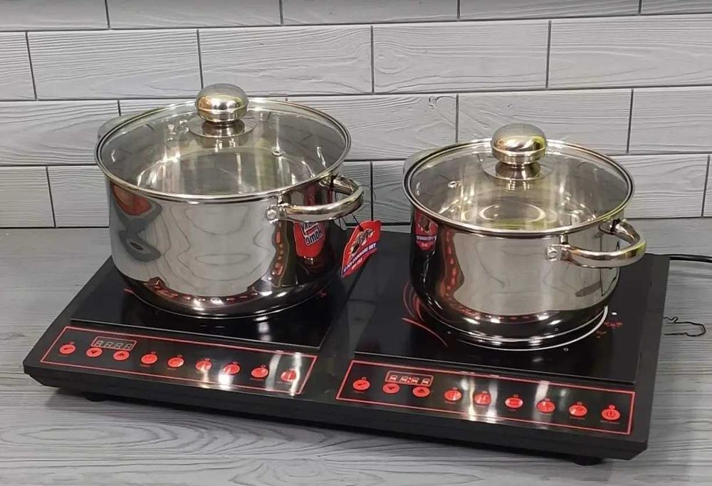 НЕМЕЦКАЯ Индукционная плита Crownberg CB-1329 Электроплита печь 4000вт