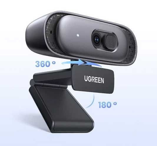 Веб-камера UGREEN CM778 с двумя микрофонами 2K 30fps USB HD Camera