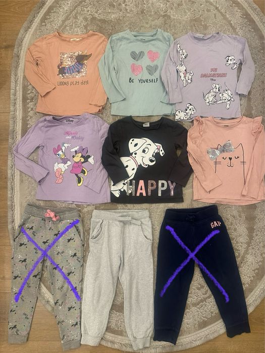 Світшот лосіни кофтинки костюми штани майки 98-104, 104, 104-110