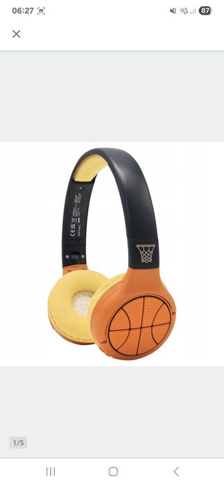 Słuchawki bezprzewodowe nauszne Lexibook HPBT010BA