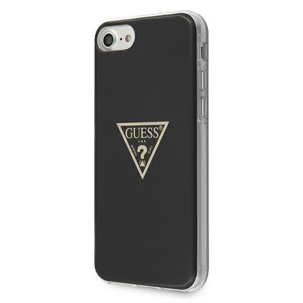 Etui Guess Metallic do iPhone 7/8/SE 2020/SE 2022, Czarny