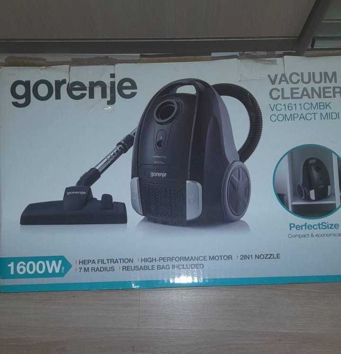 Пилосос Gorenje VC1611 CBMK COMPACT MIDI 1600W