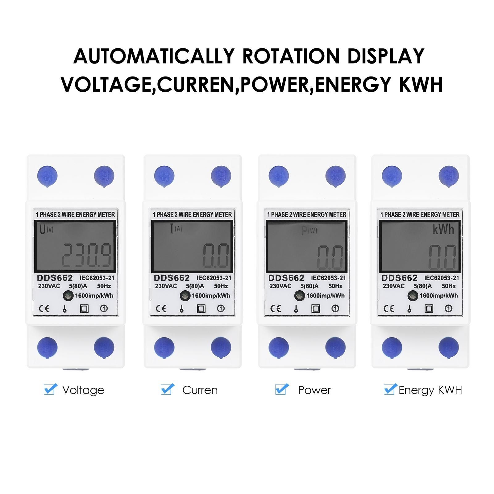 Medidor Eletrónico de Energia Monofásico DDS662 – EARU