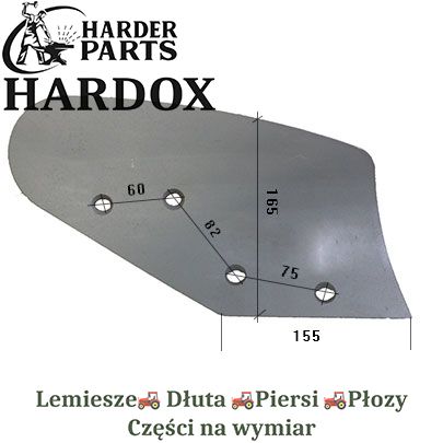 Odkładnia przedpłużka Rabewerk HARDOX części pługa 2Xlepsze niż Borowe