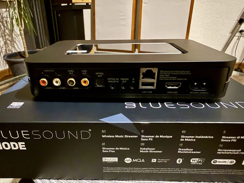 Bluesound Node N130, streamer, odtwarzacz sieciowy, DAC