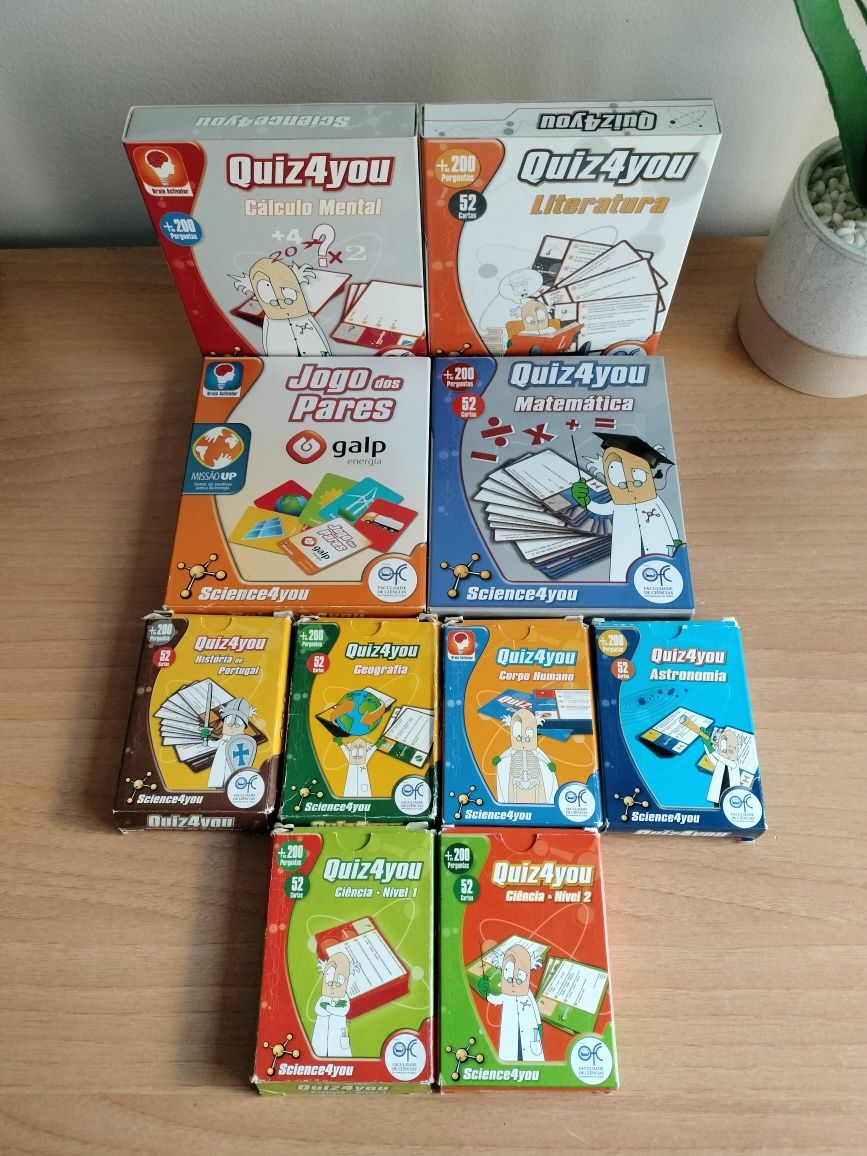 10 Jogos de cartas Science4you