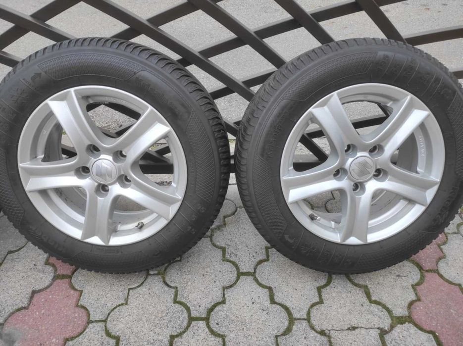 Felgi aluminiowe 15" z oponami zimowymi 195/65 Kleber Krisalp