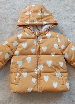Куртка желтая Сердечки