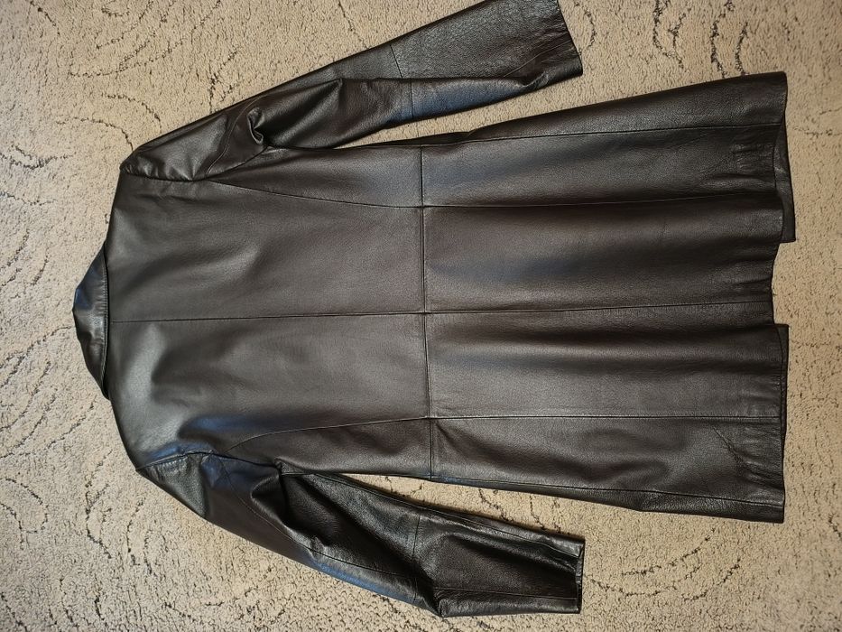 Шкіряний піджак S