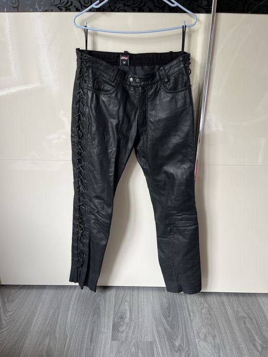 Чоловічі шкіряні мотоштани Polo розмір М