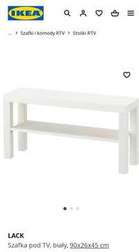 Ikea lack stolik pod tv, kwietnik