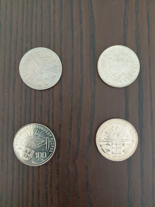 Moedas escudo comemorativas
