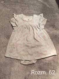 Sukienka 62 H&M dla niemowląt dla dziewczynki ubranka