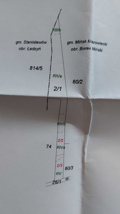 Sprzedam działkę budowlaną w Borku Mińskim 13400 m²