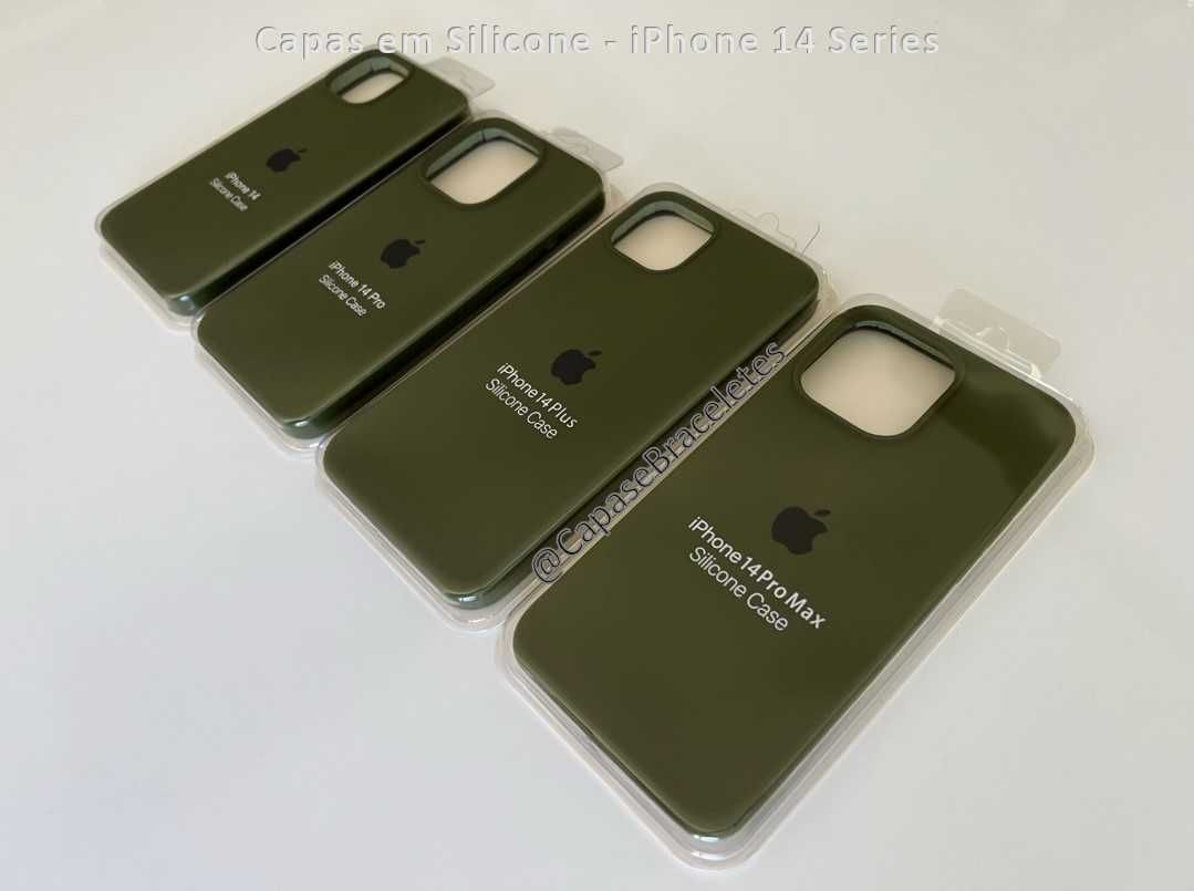 Capas em Silicone - iPhone 14 (em stock)