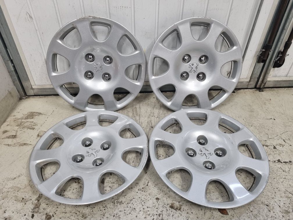 kołpaki peugeot 15" ORYGINALNE 4szt.