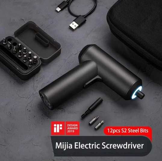 Шуруповерт электрический Xiaomi Mijia Electric Screwdriver+ 12 насадок