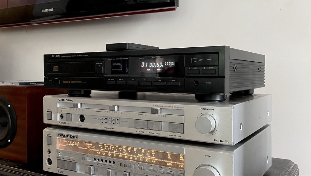 Denon DCD 600 z pilotem PCM 56 stan idealny systemy GAT analogowe brz.