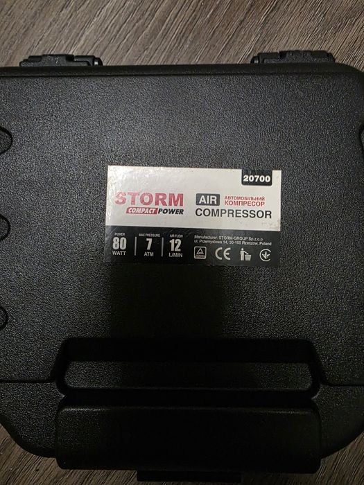 Компресор автомобільний STORM 12B