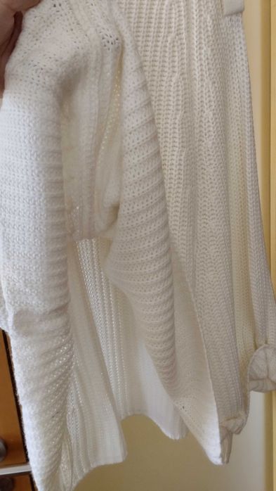 Poncho branco C/ PORTES