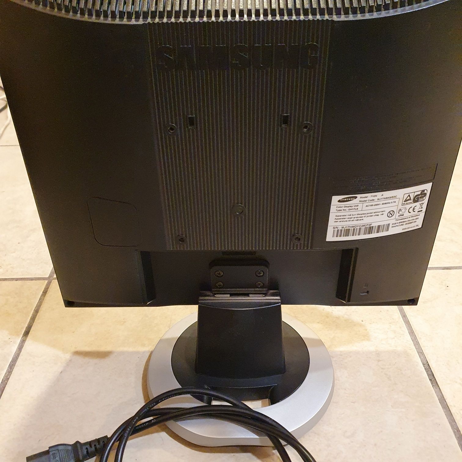 Monitor Samsung avariado
