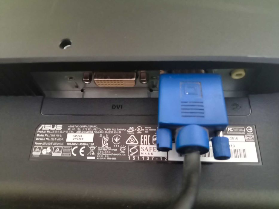 Monitor Asus VP228 21,5 polegadas