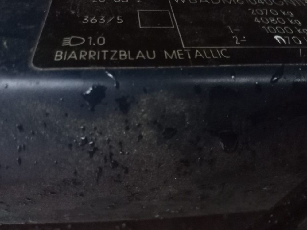 Bmw e39 przednie lewe drzwi biarritzblau metallic