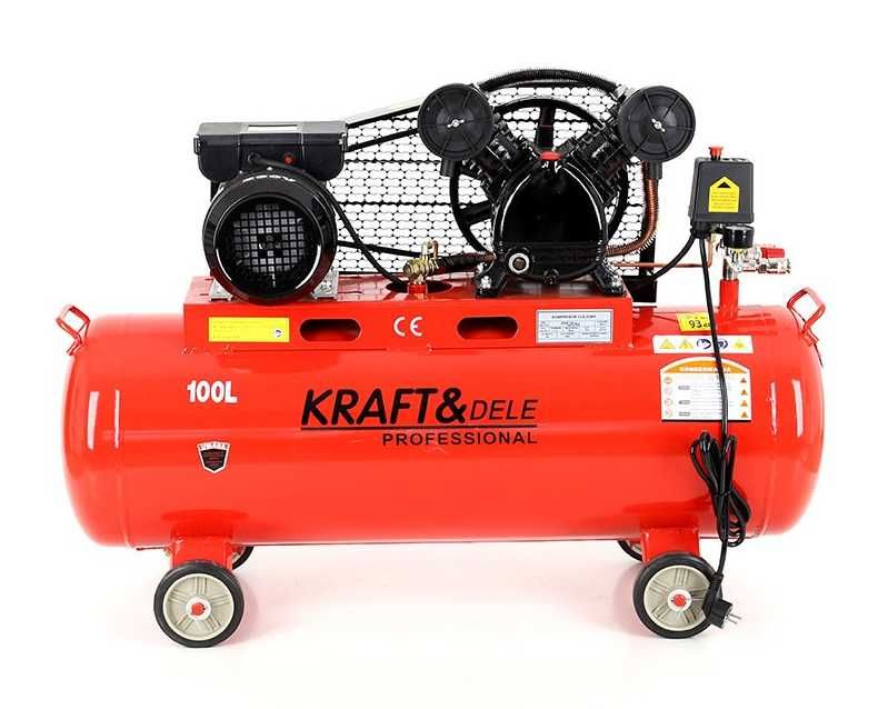 KOMPRESOR OLEJOWY sprężarka 100L 3,8KM 230V 12BAR KD402