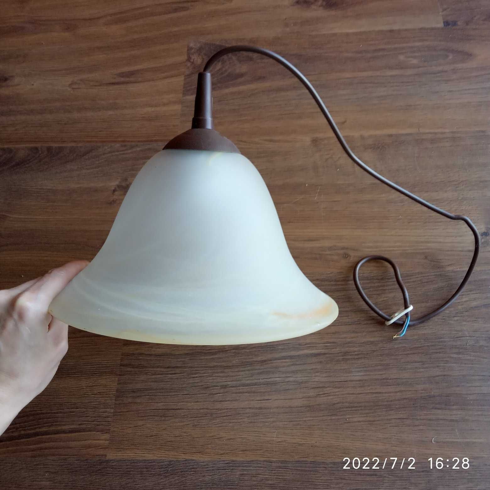 żyrandol lampa wisząca pojedyncza klosz