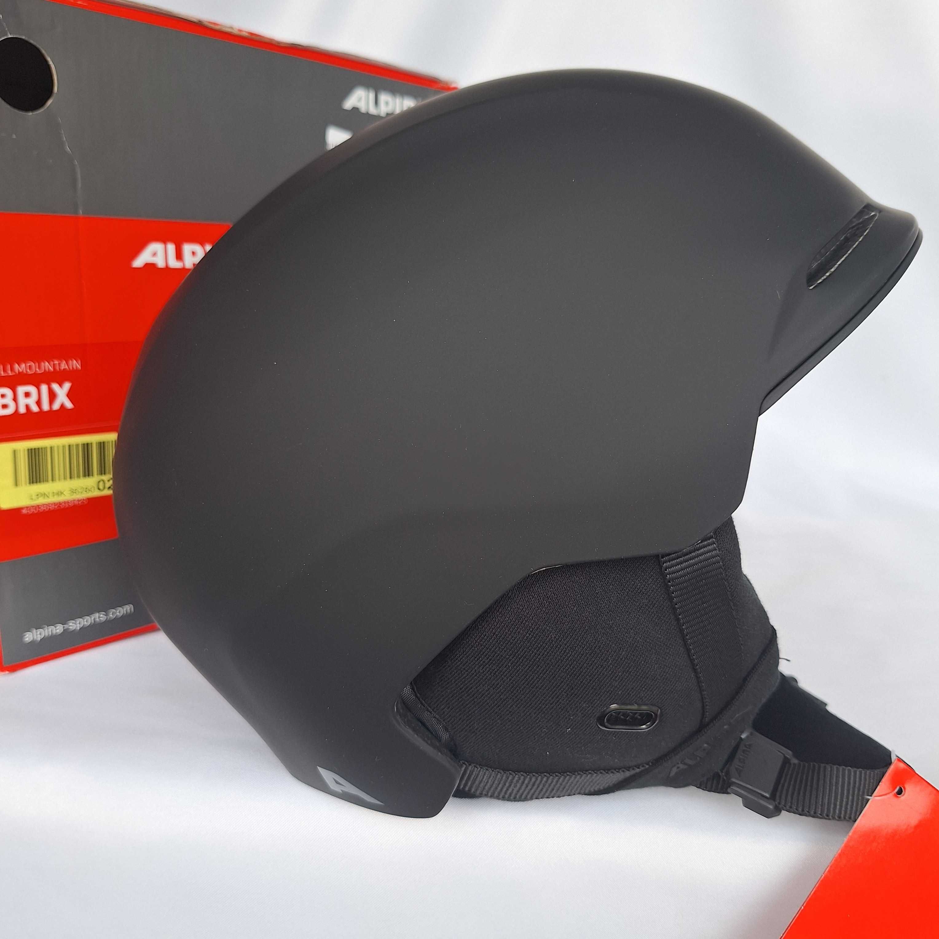 Kask narciarski Alpina Brix All Mountain Black Matt L/XL 59-63cm