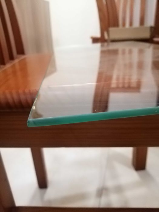 prateleira em vidro