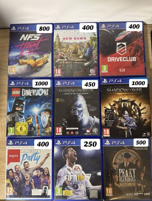 Диски для Playstation 4/5 Рос. Мова. Ігри плейстейшин