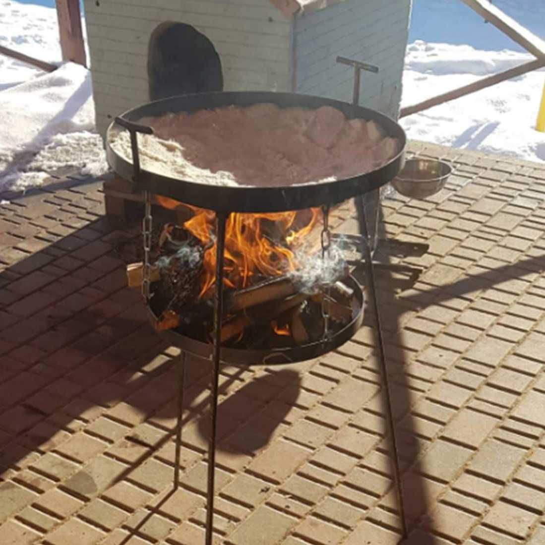 Універсальна для вогню підставка з підвіскою для дров жаровня садж