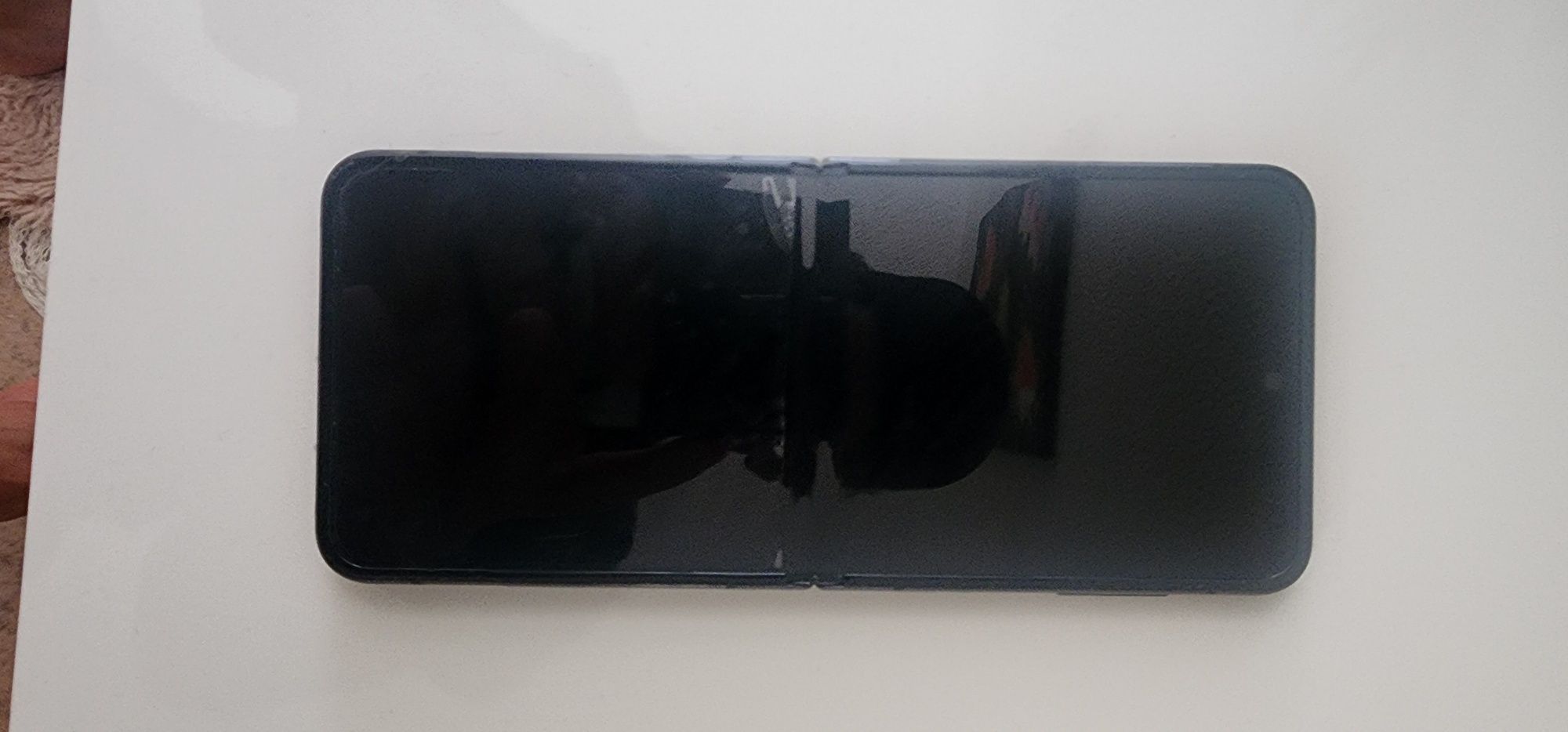 Estrutura Galaxy Z Flip4 SM-F721 com dobradiça e flat cables
