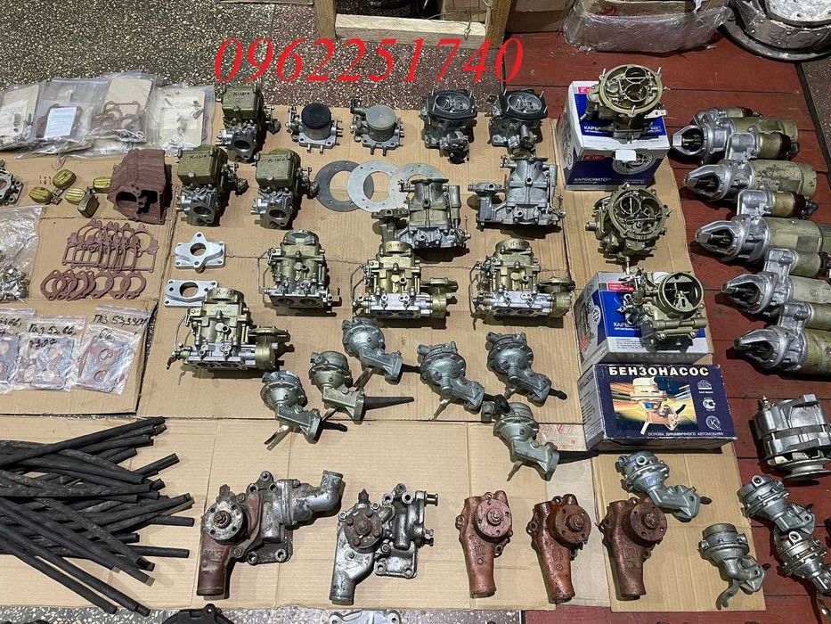 Карбюратори, бензонасоси Уаз, Газ 51 Газ 53, Газ 66, Газ 3307, Зіл
