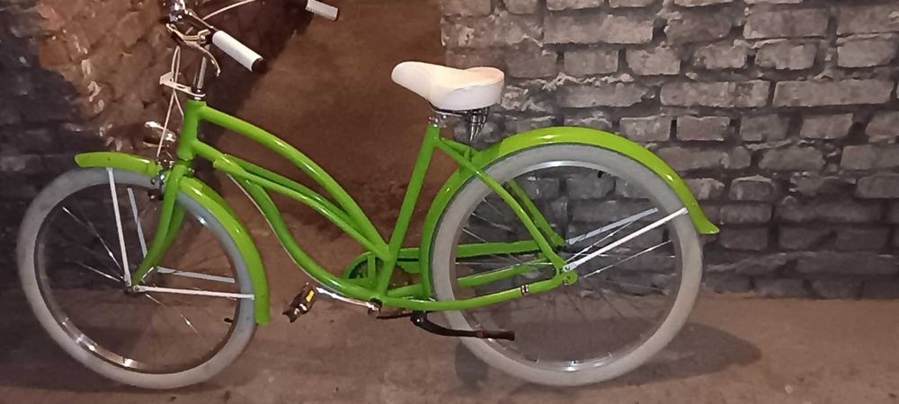 Rower Embassy Cruiser Classic zielony w bardzo dobrym stanie