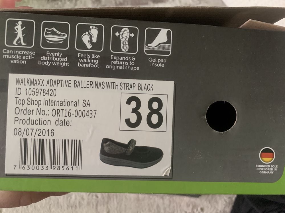 Туфлі жіночі ортопедичні Walkmaxx. 37/37,5