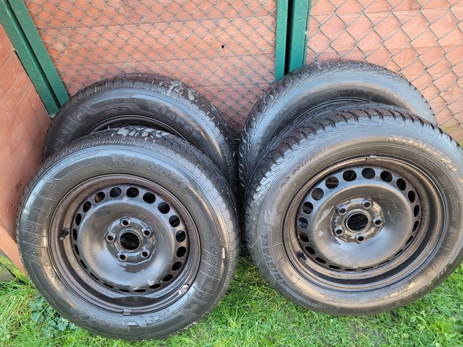 Opony zimowe z felgami 195/65 R15, 2x Kleber i 2x Fulda