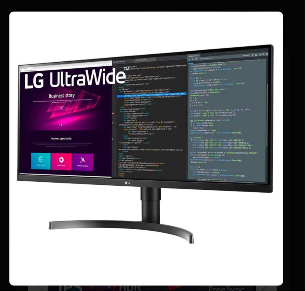 Monitor LG UltraWide 34WN750P-B IPS 34" UWQHD 21:9 75Hz FreeSync