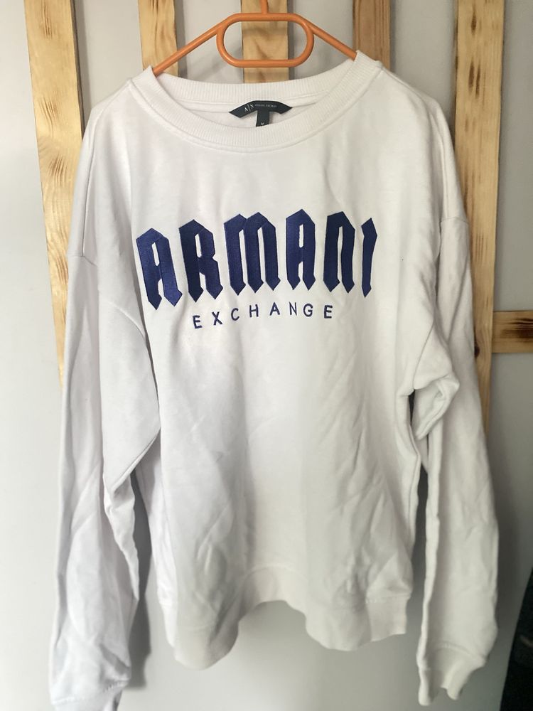 Armani Nowa bluza niebieski napis