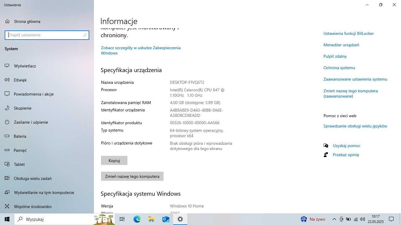Laptop ASUS F201E I Intel CPU 847 I 4GB ram I 120 GB SSD I Win 10