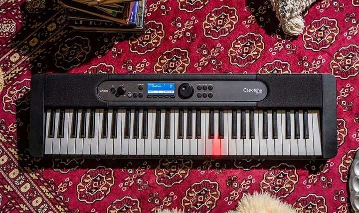 Keyboard organy CASIO LK-S450 +zasilacz , podświetlane klawisze DĘBICA