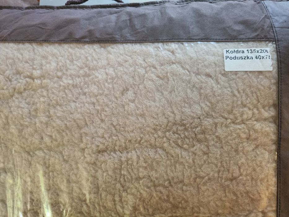 Komplet 2x kołder 135x200 2x poduszek 40x75 Prosens Woolmark Merynos