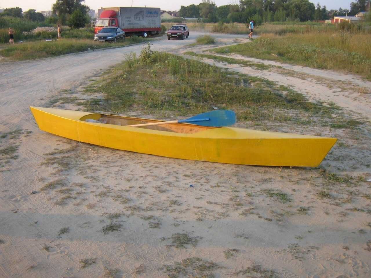 Лодка байдарка фанерная на эбоксидке самодельная двух-местная
